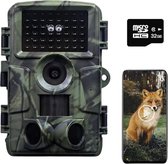 Wildcamera, wifi, bluetooth, 20 MP, 1080p, jachtcamera met nachtzicht Wildcamera, wifi, bluetooth, 20 MP, 1080p, jachtcamera met nachtzicht