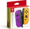 foto van Nintendo Joy-Con set van 2 neon lila / neon oranje