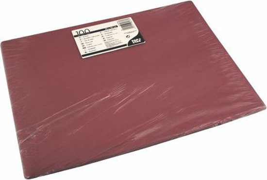 Napperons, papier 30 cm x 40 cm bordeaux (100 pièces)