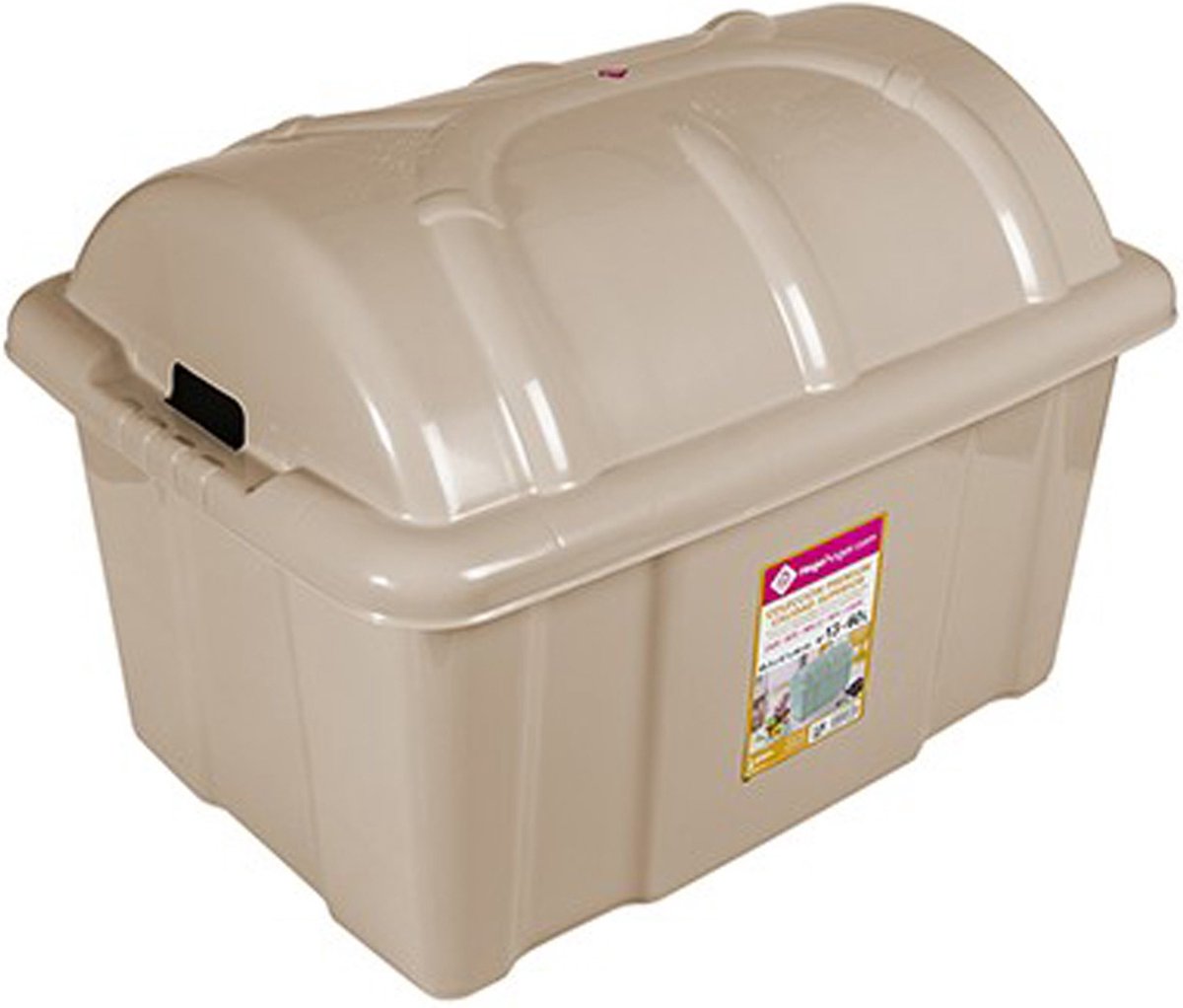 Hega Hogar Schatkist - groot - beige - 65 x 47 x 44 cm - 60L - speelgoed