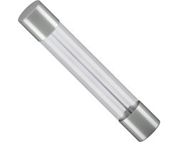 Glaszekering - 6,3 Ampere - 6,3 x 32mm - Snel - 10 stuks