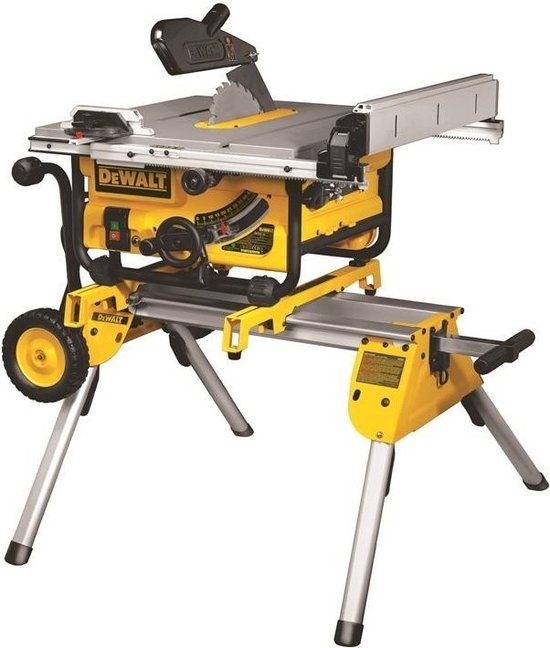 DeWALT DW745RS Zaagtafel + DE7400 Rijdbaar Onderstel