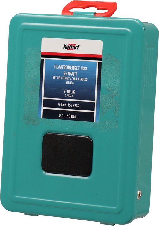 Kelfort Plaatborenset HSS 3-delig Getrapt