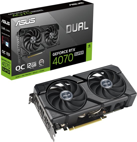 ASUS Dual GeForce RTX 4070 SUPER EVO OC Edition 12GB GDDR6X