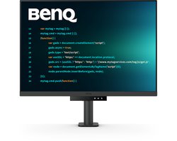 BenQ 4K Programming Monitor RD280UA - 60Hz - IPS Beeldscherm - 3840x2560p - EyeCare - 28,2 inch - Ergo Arm
