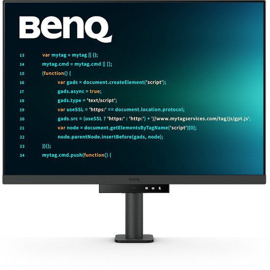 BenQ 4K Programming Monitor RD280UA - 60Hz - IPS Beeldscherm - 3840x2560p - EyeCare - 28,2 inch - Ergo Arm