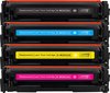 Zwart (2400 pages), Cyan (2100 pages), Jaune (2100 pages), Magenta (2100 pages)