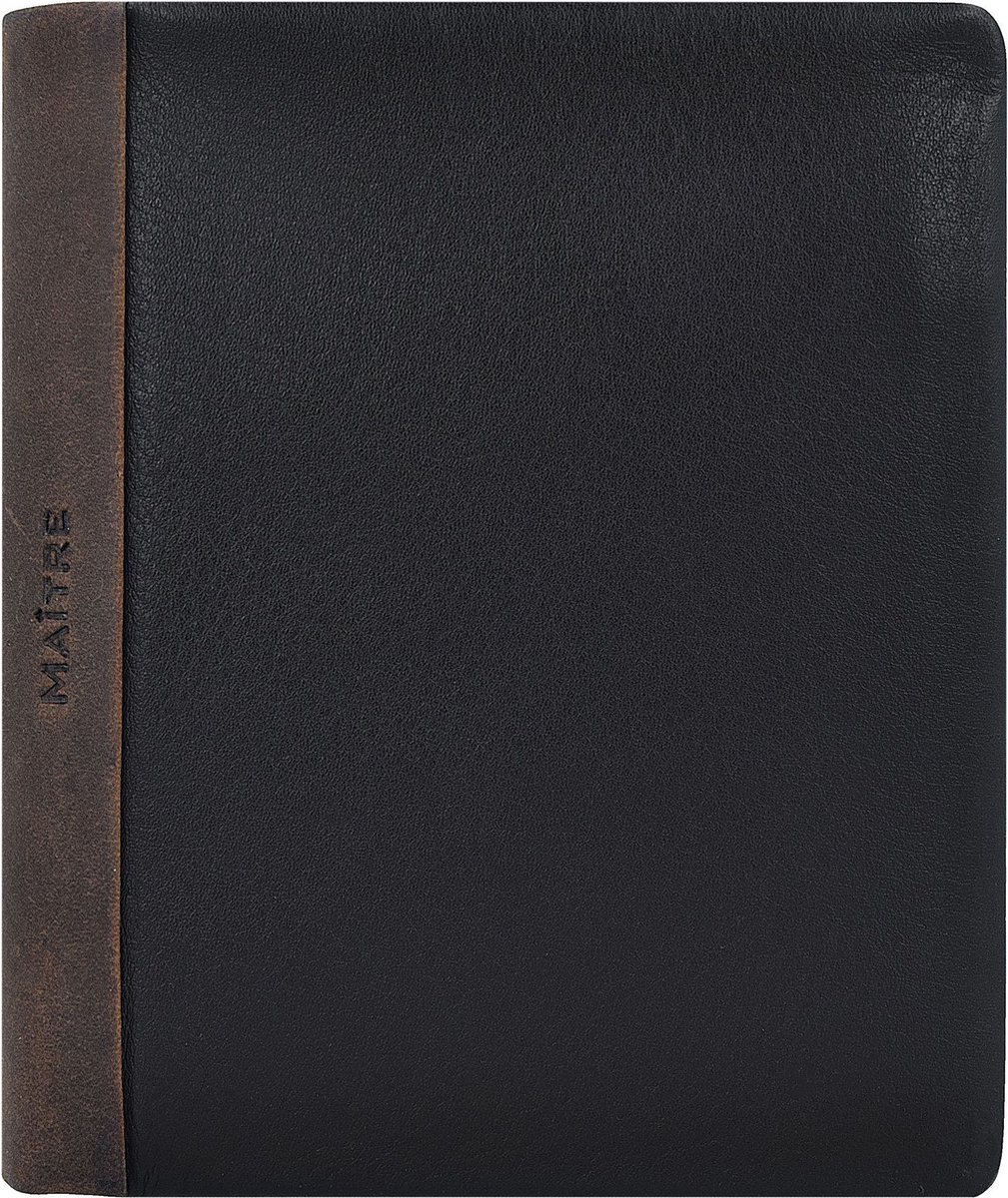 Maître Leren Portemonnee Bundenbach Hamlet Billfold V10 Dark Brown Bruine