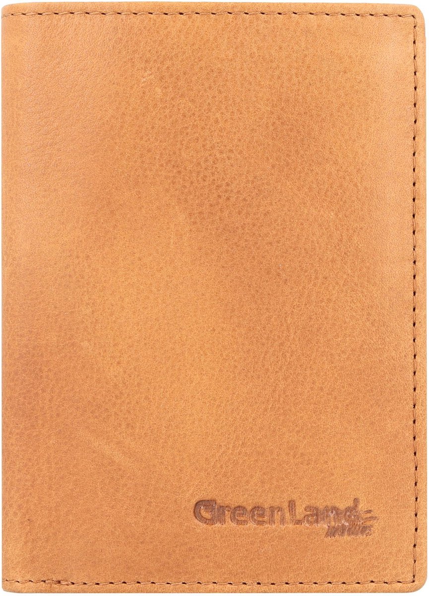 Greenland Nature GreenLand NATURE Portemonnee RFID-bescherming Leer 9 cm - Dames - Staand formaat - braun