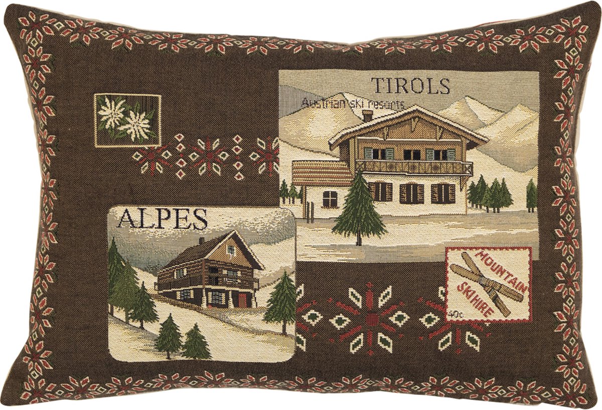 gobelin kussen alpen tirol 30x45cm