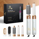 Salon 24 Airstyler | Nieuwe versie V3 Februari editie | Multistyler | 5 IN 1 SET |Haardroger | Warme luchtborstel | Krulborstel | Hairstyler | Tiktok | Krultang | Hairwrap | Stijltang |