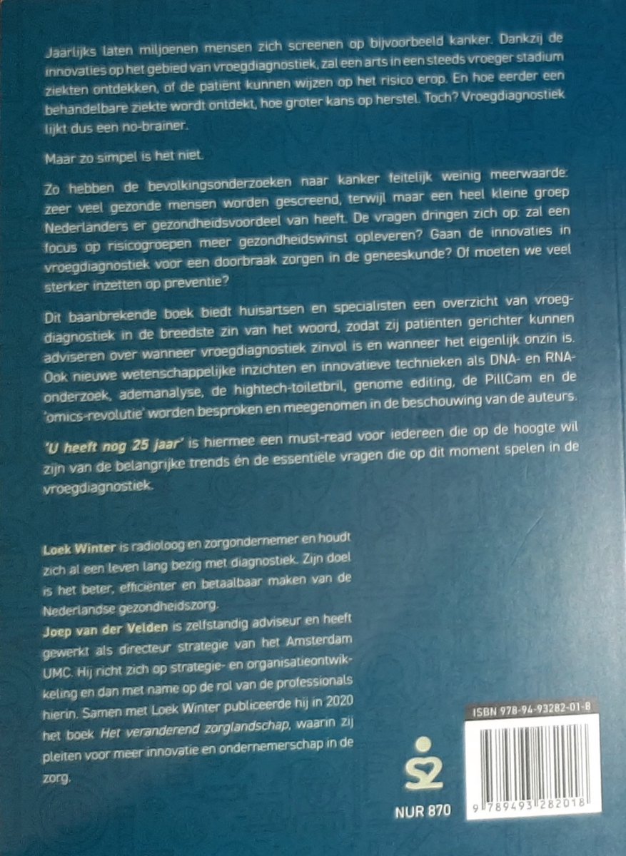 'U heeft nog 25 jaar' - back cover