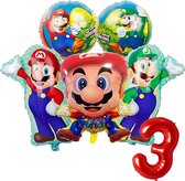 Super Mario ballon set - 60x44cm - Folie Ballon - Super Mario - Luigi - Game - Gaming - Playstation - Xbox- Themafeest - 3 jaar - Verjaardag - Ballonnen - Versiering - Helium ballon