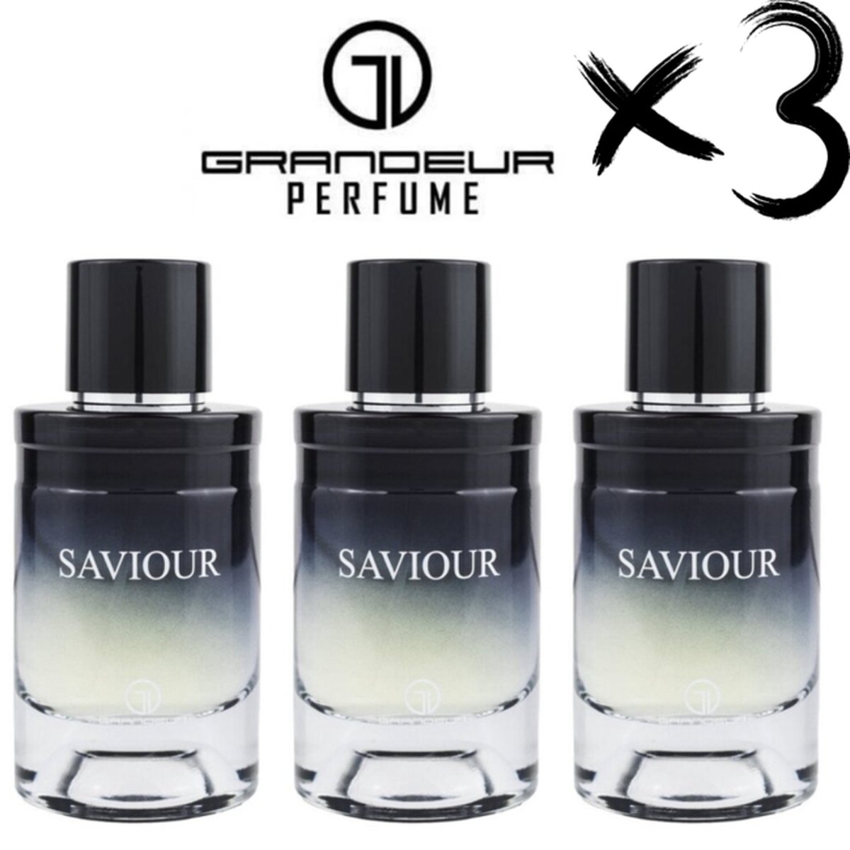 Goedkoopste Saviour - Dior Sauvage Inspired - Eau de Parfum - 3 X 100 ML