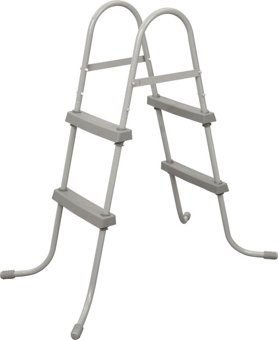 Foto: Bestway flowclear zwembadladder 2 treden 84 cm 58430