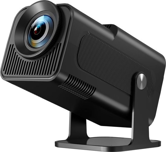 1080p Full HD Mini-Beamer met Android TV, Wifi en Bluetooth - Draagbare Korte Afstand Projector voor Thuisbioscoop met 270 Graden Draaifunctie - Zoom Optie voor Mobiele Telefoon