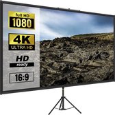 Vevor 60 Inch Statief Projector Screen - W Stand 16:9 - 4K HD Draagbare - Beamer scherm - Home Cinema Voor Indoor & Outdoor Projectie