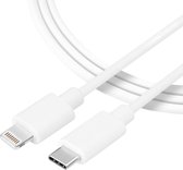 Apple iPhone snelladen - USB C naar Lightning Kabel - iPhone oplader kabel - Geschikt voor Apple iPhone & iPad - Data en Snelladen