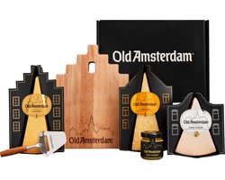 Old Amsterdam Party Pakket - Borrelpakket - Borrelhapjes - Cadeau vader - Cadeau vader - Kaas - Kaaspakket
