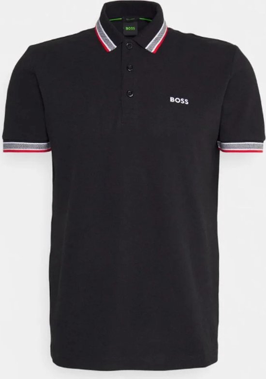 BOSS Paddy Polo Piqué Black