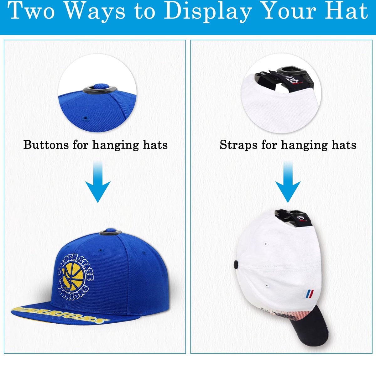 Jcocylse Kappenhalter & Cap Organizer – Praktische Cap Halterung Wand für ordentliche Aufbewahrung Geeignet zur Verschiedener Mützen Aufbewahrung Jcocylse Kappenhalter & Cap Organizer – Praktische Cap Halterung Wand für ordentliche Aufbewahrung Geeignet zur Verschiedener Mützen Aufbewahrung