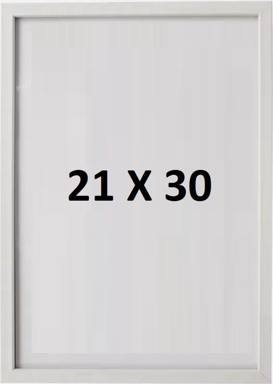 Fotolijst zwart hout 21x30 cm (A4) | Elegante zwarte fotolijst voor jouw kunst | Poster Store Nederland