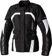RST Alpha 5 Ce Ladies Textile Jacket Black Grey White 12 - Maat - Jas