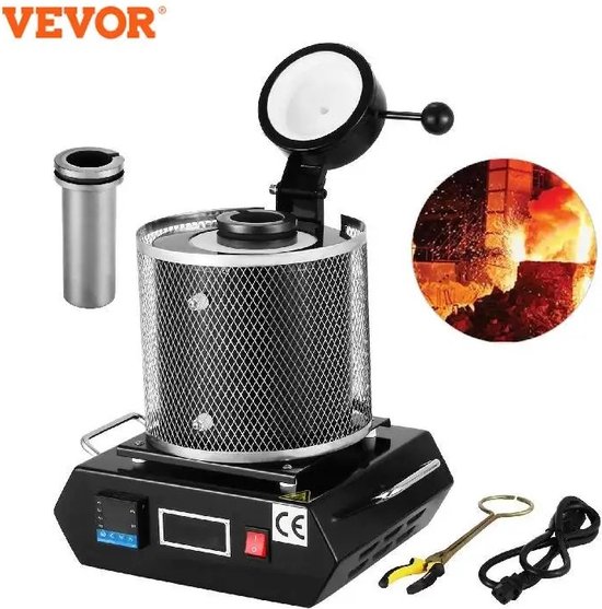 6kg propaan smeltoven kit smeltoven roestvrij staal 1482 metalen