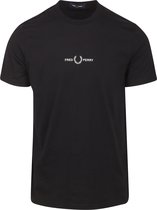 Fred Perry - T-Shirt M4580 Zwart - Heren - Maat M - Slim-fit