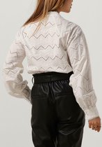 Minus Meriam Long Sleeve Blouse Dames - Jurken - Kleedje - Wit - Maat 34