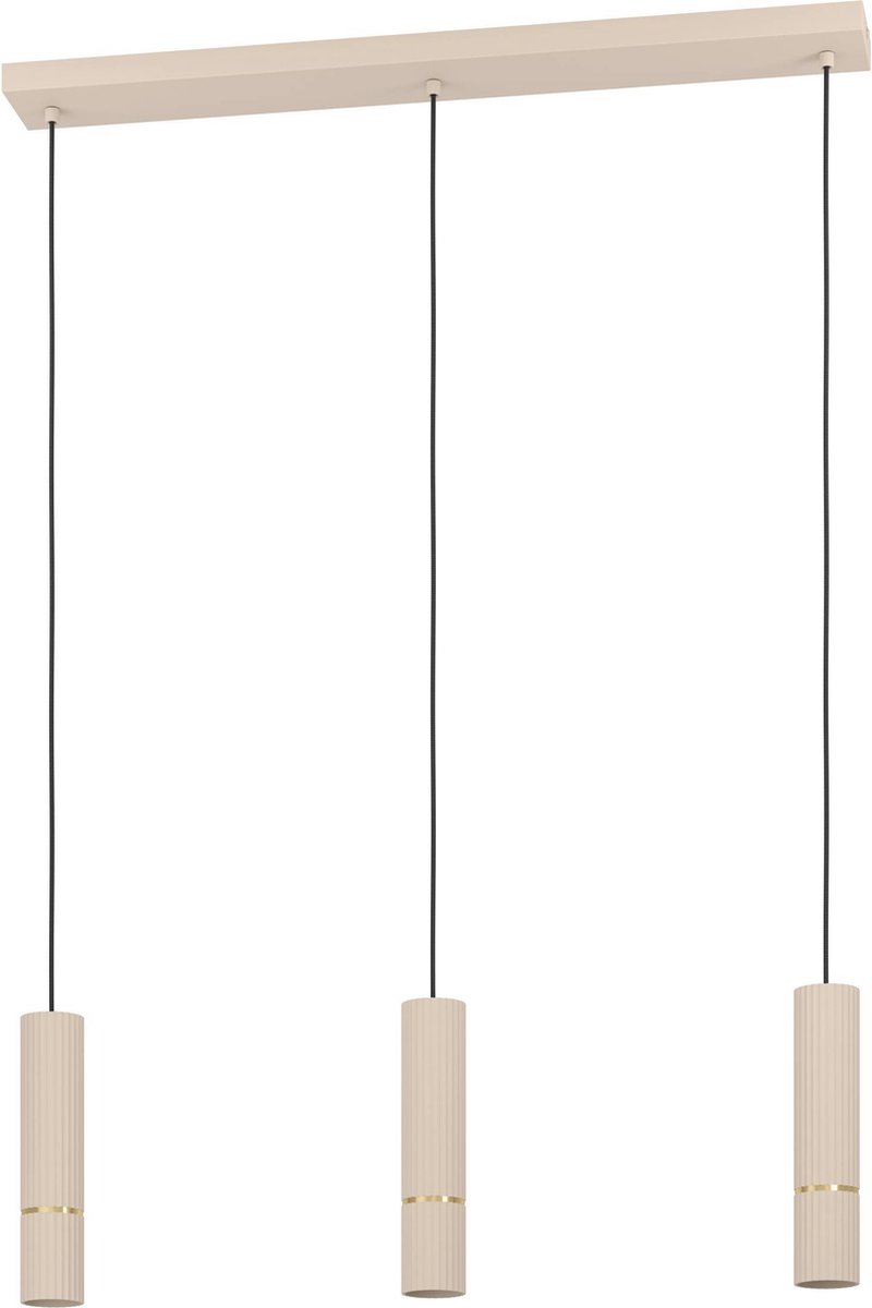 EGLO Caminia Hanglamp - GU10 - 77 cm - Zandkleur/Beige/Goud