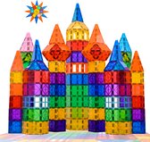 Magnetic Tiles- Magnetisch Speelgoed – 120 stuks - Constructie speelgoed - Magnetische tegels - Montessori speelgoed - Magnetic toys - Magnetische bouwstenen - Speelgoed Kinderen - Magna minds