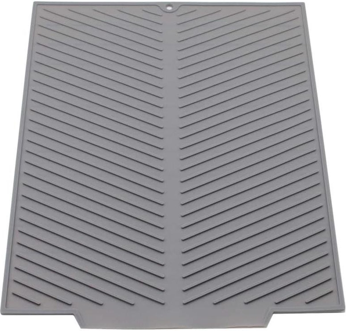 Goedkoopste Afvoermat Siliconen - Eco-vriendelijke afwasmat - Antislip en warmte-isolatie - Gootsteen afdruiprekmat - Dichte afvoergroeven - 51 x 41 cm