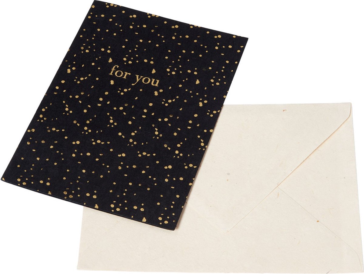 Return to Sender Kaarten For you/enjoy today - 2 stuks - Lokta Papier