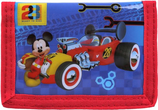 Rode en blauwe Mickey Mouse portemonnee