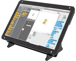 Draagbare 7 inch touchscreen monitor met capacitief IPS-display - Ideaal voor Raspberry Pi, Win10 IOT en laptops - Instelbare kijkhoek