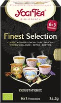 6x Yogi tea Finest Selection Biologisch 18 stuks