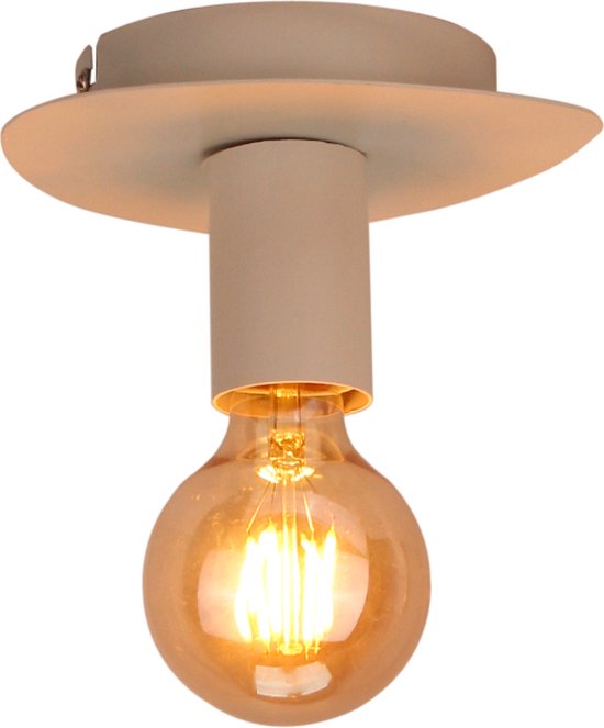 Chericoni Colorato Plafondlamp - 1 Lichts - Cream - Ijzer & Metaal - Italiaans Design - Nederlandse Fabrikant.