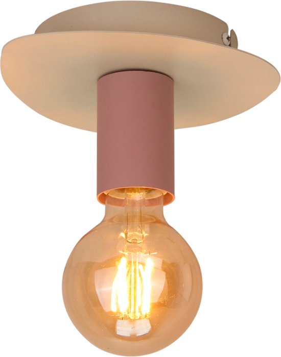 Chericoni Colorato Plafondlamp - 1 Lichts - Pink - Ijzer & Metaal - Italiaans Design - Nederlandse Fabrikant.