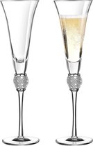 Residencia Interieur - Champagneglas Zilver Kristal - 200ml