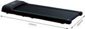 FOXSPORT Loopband FSZ1-401- 600W Motor - Goede kracht - LCD-scherm - Bluetooth - Meerdere Snelheidsstanden - Wandelband - Walking Pad - Treadmill -MET Afstandsbediening