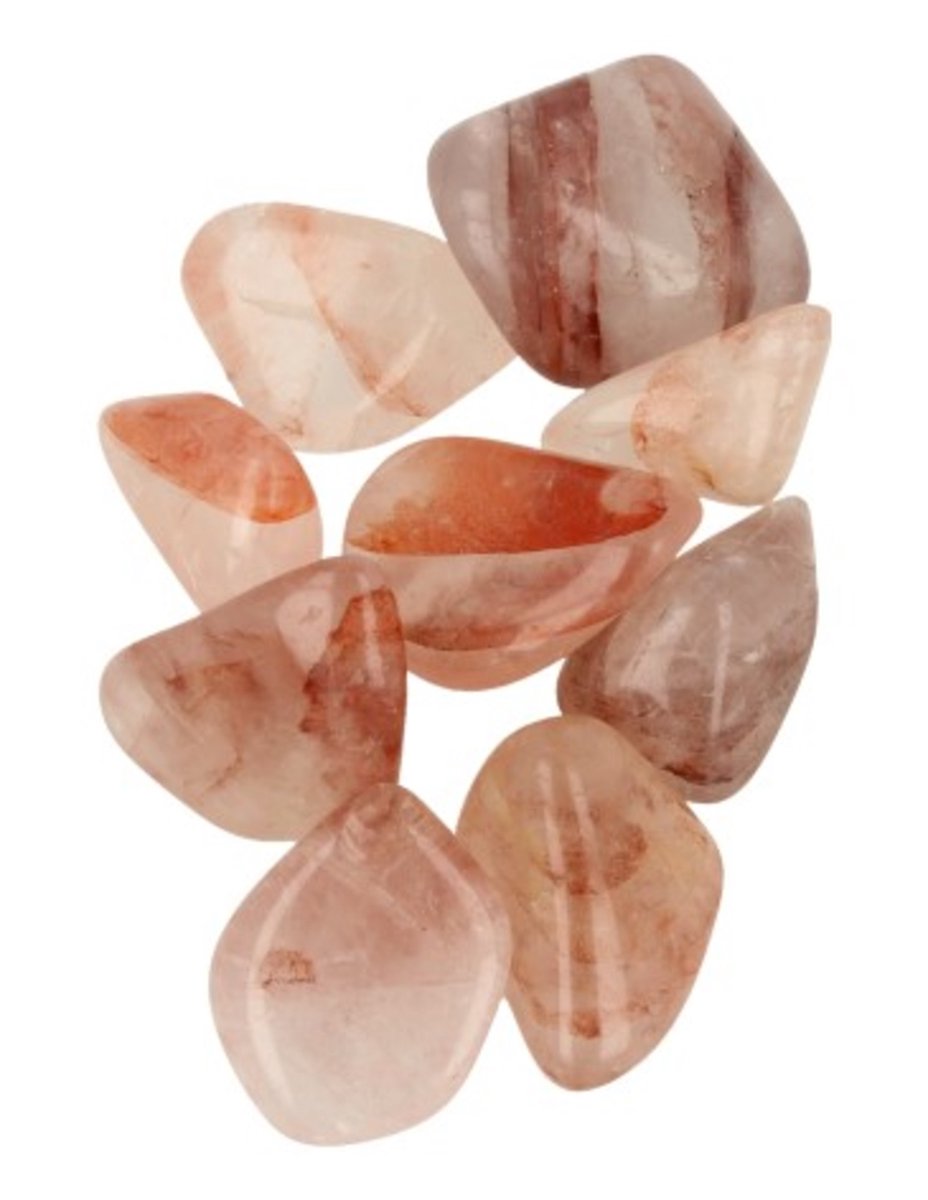 Ruben Robijn Red Healer 250 gr. trommelstenen (mt3) Rood / transparant