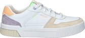 Skechers Jade-Stylish Type Dames Sneakers - Wit/Multicolour - Maat 40