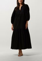Notre-V Nv-dente Midi Dress Jurken Dames - Kleedje - Rok - Jurk - Zwart - Maat M
