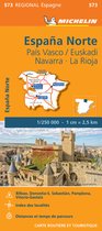 Regionale kaarten Michelin - Michelin Wegenkaart 573 Spanje Noord - Baskenland/Euskadi, Navarra