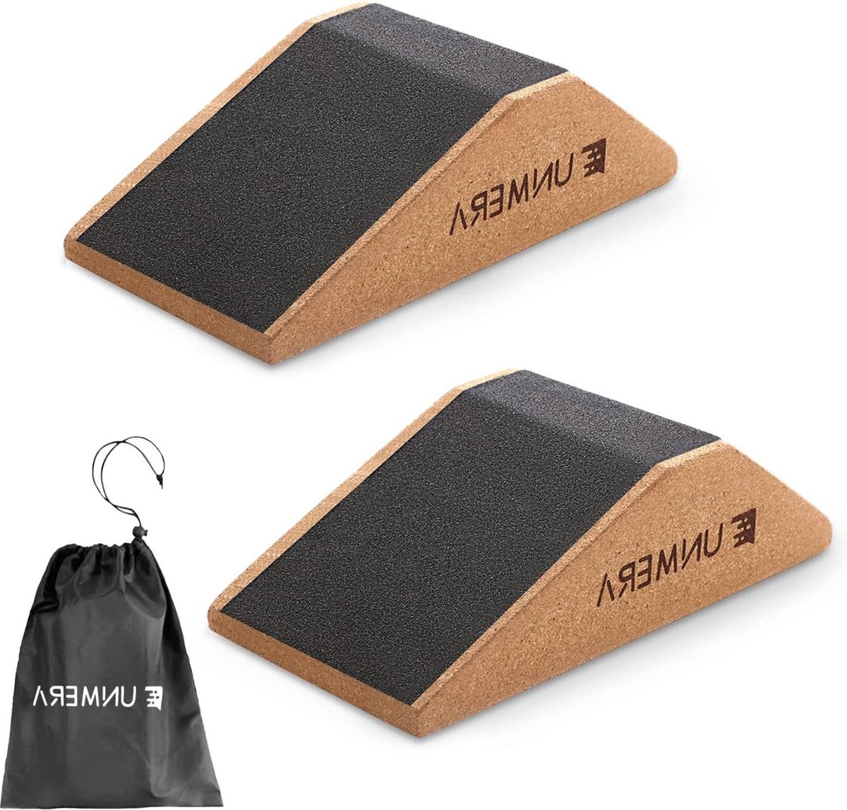 Lot De 2 Blocs Inclinés Pour Squats – Antidérapants, EVA Résistant, Soutien Talons/mollets, Taille L (23x15x6 Cm) Et S (12x9x3 Cm)