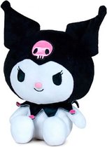 Kuromi - Hello Kitty Pluche Knuffel 35 cm {Hello Kitty Plush Toy | Sanrio Melody Speelgoed Knuffeldier voor kinderen meisjes | Kat Cat Kitten}