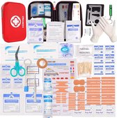 EHBO-set, medische overleving, compacte kit met lichte harde box voor auto