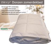 iSleep Zomerdekbed Dons - 90% Eendendons - Litsjumeaux XL - 260x220