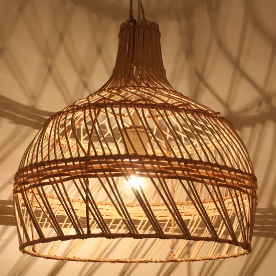 Lampe suspendue en rotin Ava
